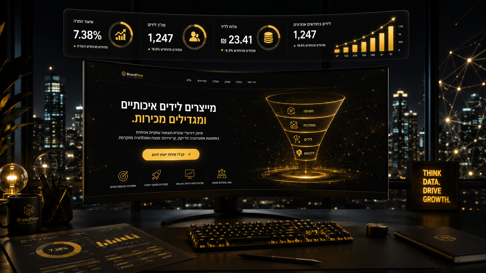 בניית דף נחיתה לעסק שיגדיל לכם את המכירות