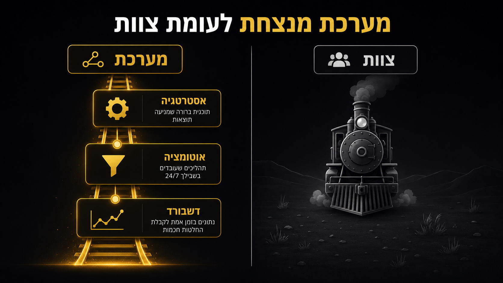 מערך שיווק מול צוות שיווק - הטעות שעולה הכי הרבה כסף לעסקים